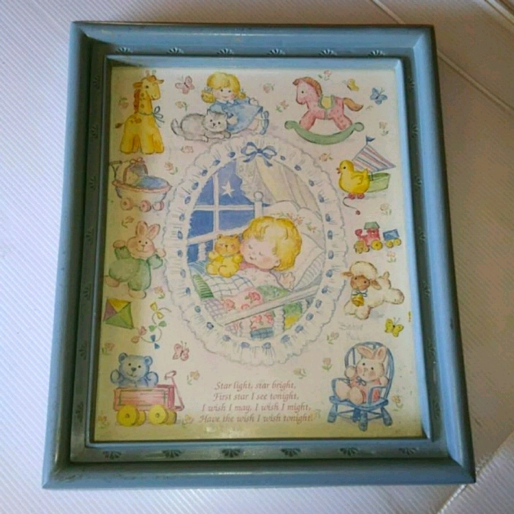 Baby "Star Light" Wall Hanging Frame Decor